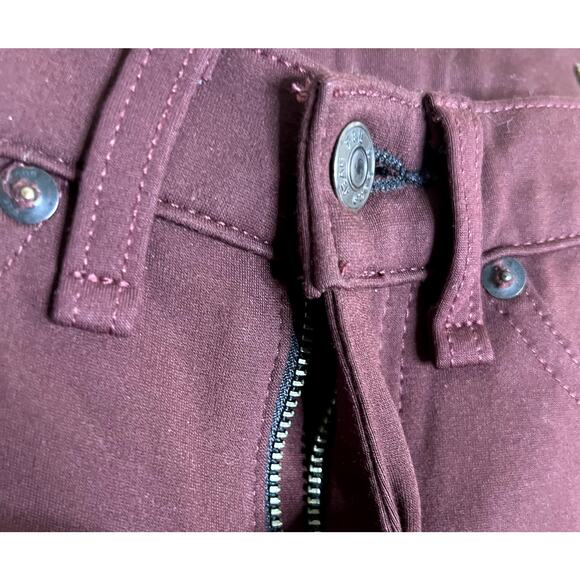 Rag & Bone Jeans Pants W1503C0369BUR Burgundy Women 25 Straight Leg Designer - Picture 10 of 14